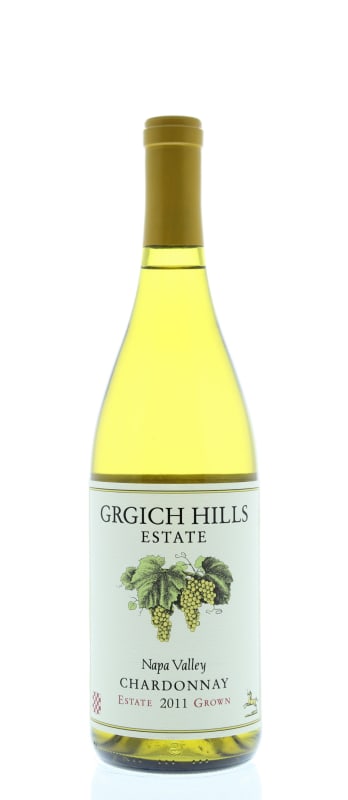 Grgich Hills Estate Chardonnay 2011 Front Bottle Shot