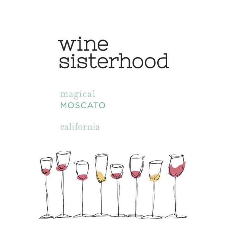 Wine Sisterhood Magical Moscato Front Label