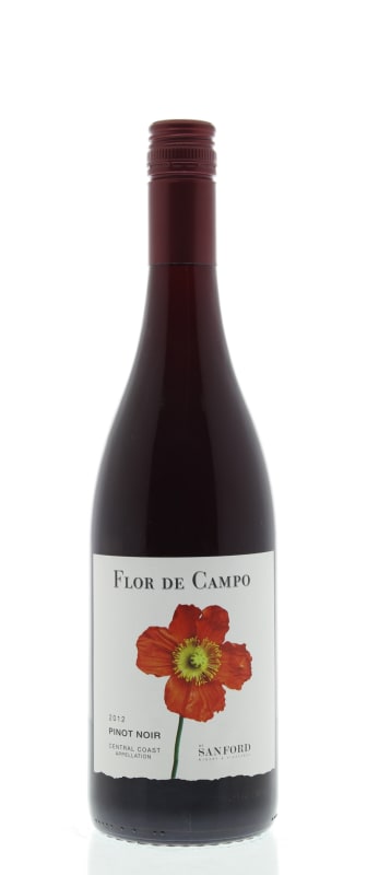 Sanford Flor de Campo Pinot Noir 2012 Front Bottle Shot