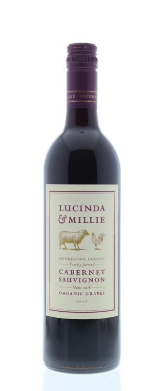 Lucinda & Millie Organic Cabernet Sauvignon 2012 Front Bottle Shot