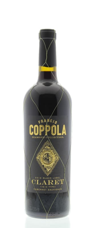 Francis Ford Coppola Diamond Collection Claret 2012 Front Bottle Shot