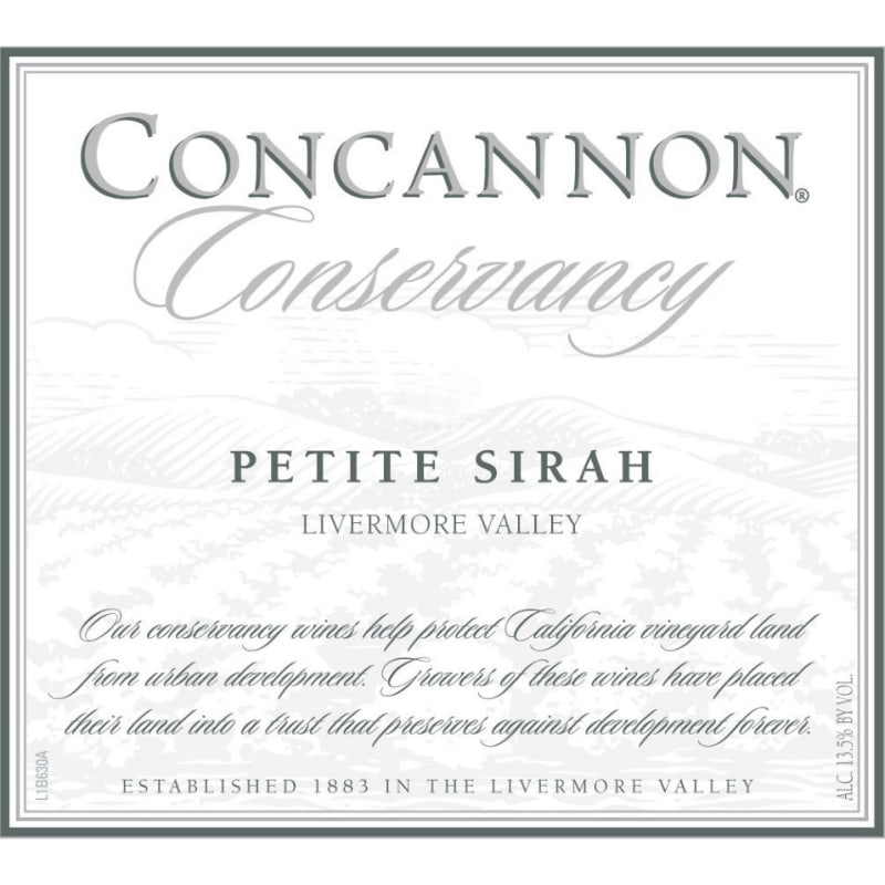 Concannon Conservancy Petite Sirah 2010 Front Label