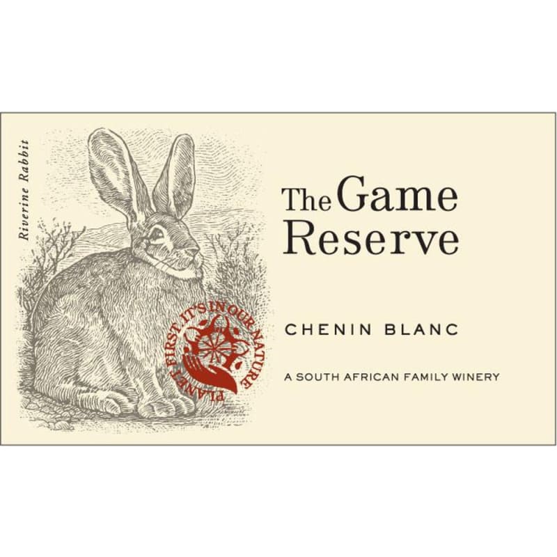 Rooiberg Winery Game Reserve Chenin Blanc 2013 Front Label