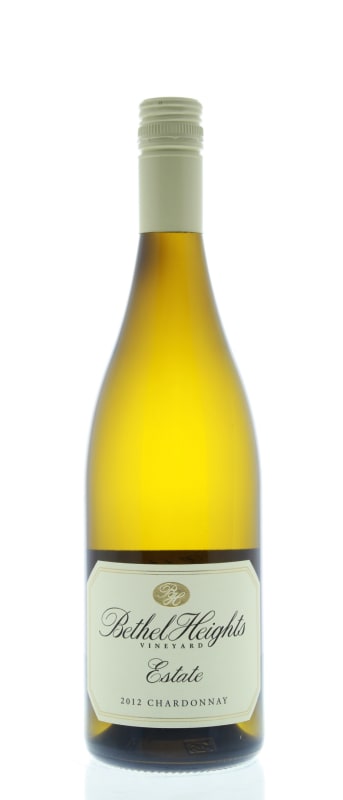 Bethel Heights Estate Grown Chardonnay 2012 Front Bottle Shot