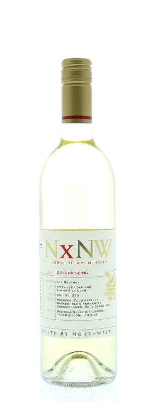 North by Northwest NxNW Horse Heaven Hills Riesling 2012 Front Bottle Shot