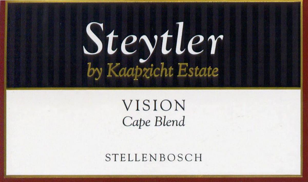 Kaapzicht Steytler Vision Red 2011 Front Label