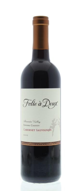 Folie a Deux Alexander Valley Cabernet Sauvignon 2011 Front Bottle Shot