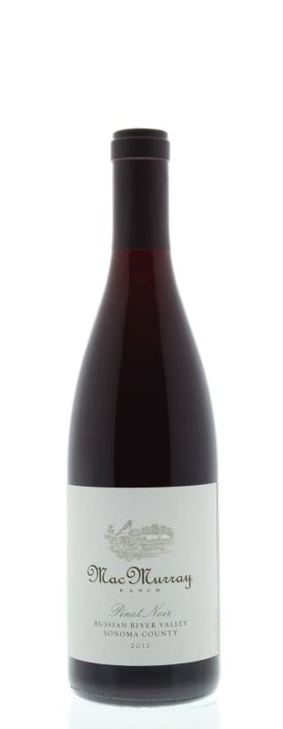 MacMurray Ranch Russian River Pinot Noir 2012 Front Bottle Shot