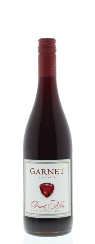 Garnet Monterey Pinot Noir 2012 Front Bottle Shot
