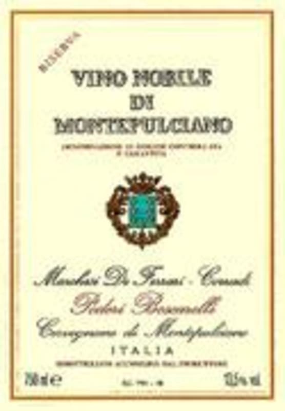 Boscarelli Vino Nobile di Montepulciano 1997 Front Label