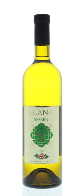 Recanati Yasmin White Blend (OU Kosher) 2012 Front Bottle Shot