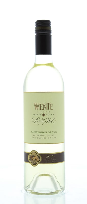 Wente Louis Mel Sauvignon Blanc 2012 Front Bottle Shot