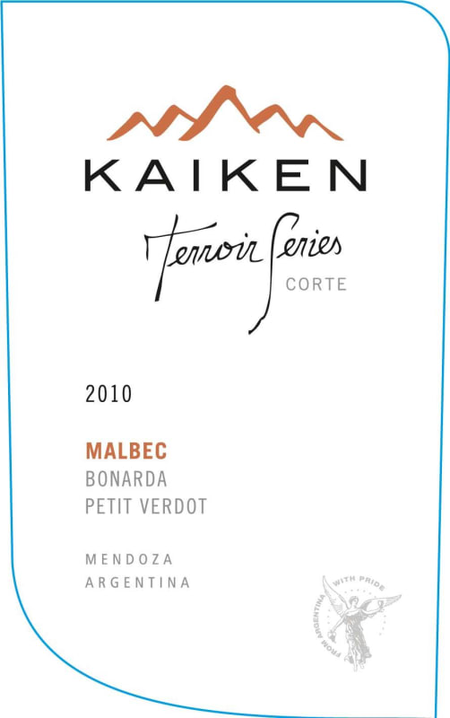 Kaiken Terroir Series Corte Malbec - Bonarda - Petit Verdot 2010 Front Label