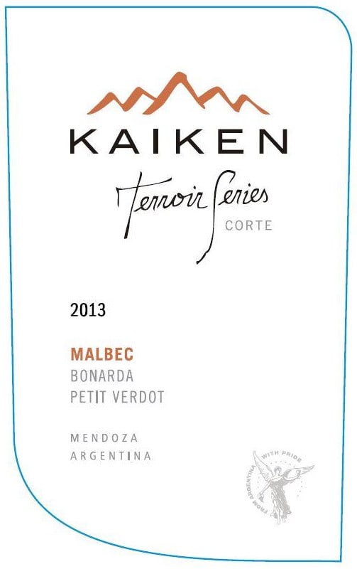 Kaiken Terroir Series Corte Malbec - Bonarda - Petit Verdot 2013 Front Label