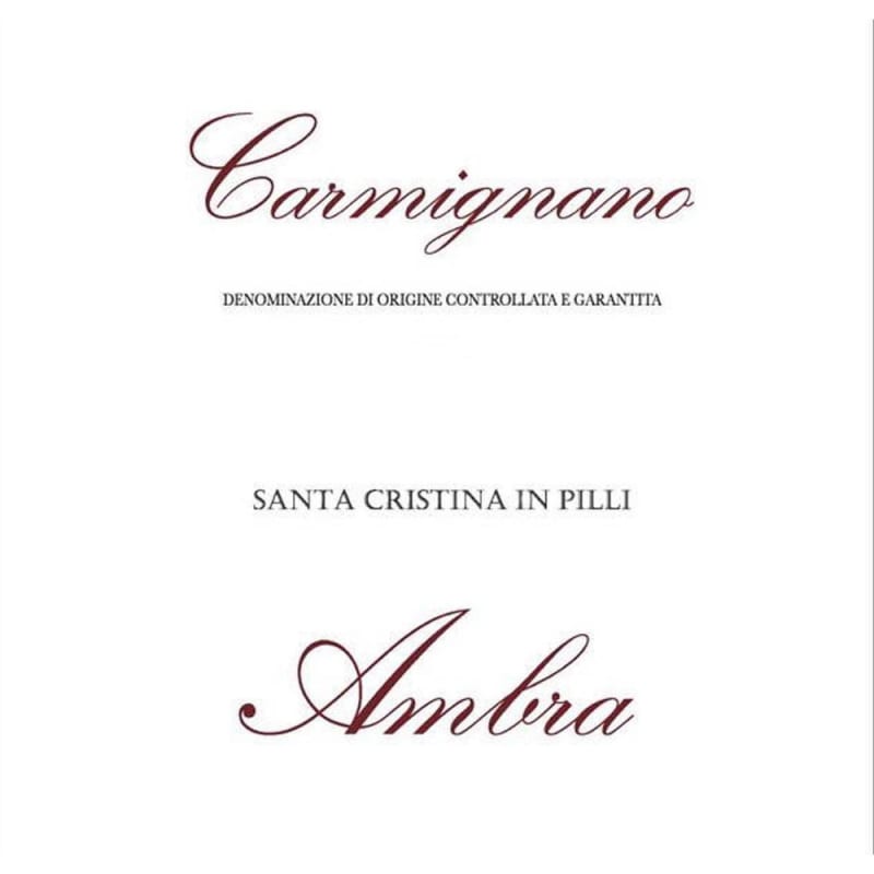Ambra Carmignano Santa Cristina In Pilli 2010 Front Label