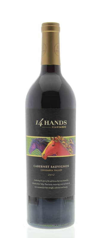 14 Hands Cabernet Sauvignon 2012 Front Bottle Shot