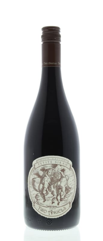 Two Angels Petite Sirah 2009 Front Bottle Shot