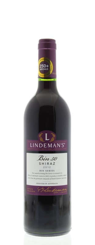 Lindeman’s Bin Series Bin 50 Shiraz 2012 Front Bottle Shot