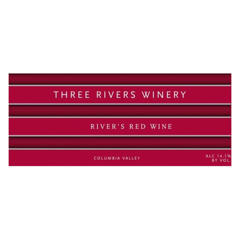 Three Rivers River's Red Blend 2012 Front Label