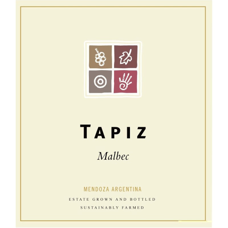 Tapiz Malbec 2012 Front Label