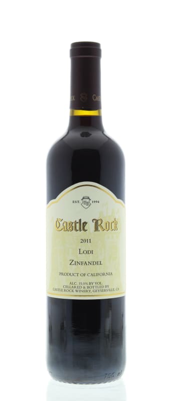 Castle Rock Lodi Zinfandel 2011 Front Bottle Shot