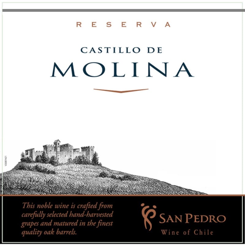 Vina San Pedro Castillo de Molina Reserva Sauvignon Blanc 2012 Front Label