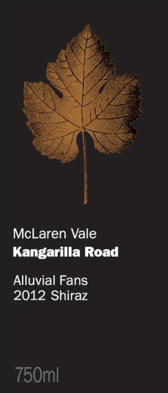 Kangarilla Road Alluvial Fans Shiraz 2012 Front Label