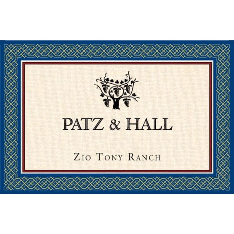 Patz & Hall Zio Tony Ranch Chardonnay 2010 Front Label