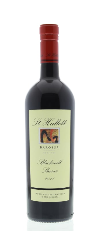 St Hallett Blackwell Shiraz 2011 Front Bottle Shot