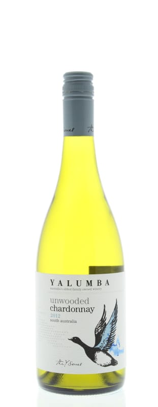 Yalumba Y Series Unwooded Chardonnay 2012 Front Bottle Shot