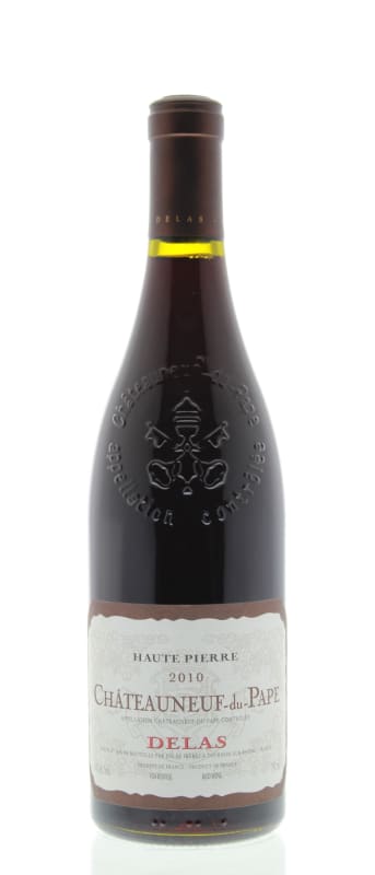 Delas Chateauneuf-du-Pape Haute Pierre 2010 Front Bottle Shot