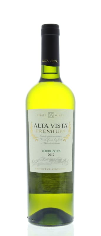 Alta Vista Estate Torrontes 2012 Front Bottle Shot