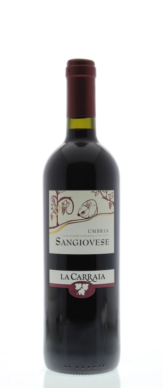 La Carraia Umbria Sangiovese 2012 Front Bottle Shot