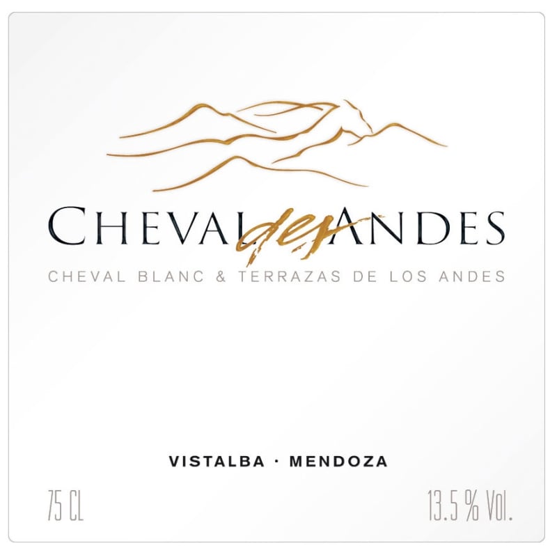 Cheval des Andes 2009 Front Label