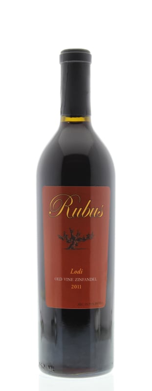 Rubus Lodi Old Vine Zinfandel 2011 Front Bottle Shot