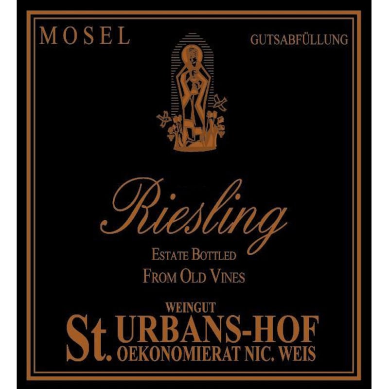 Nik Weis St. Urbans-Hof Nik Weis Mosel Estate Old Vines Riesling QbA 2012 Front Label