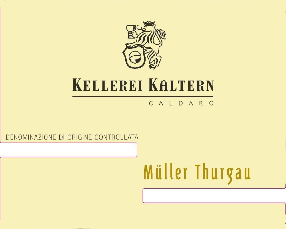Kellerei Kaltern Caldaro Sudtiroler Muller Thurgau 2013 Front Label