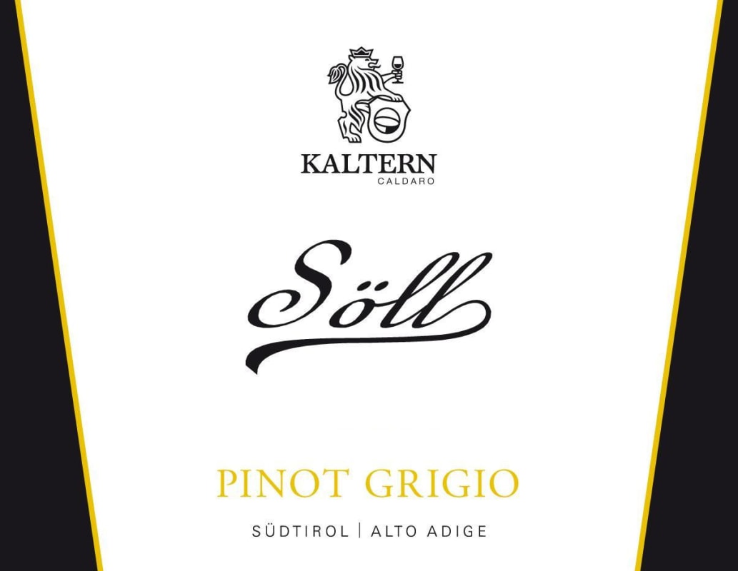Kellerei Kaltern Caldaro Sudtiroler Soll Pinot Grigio 2012 Front Label