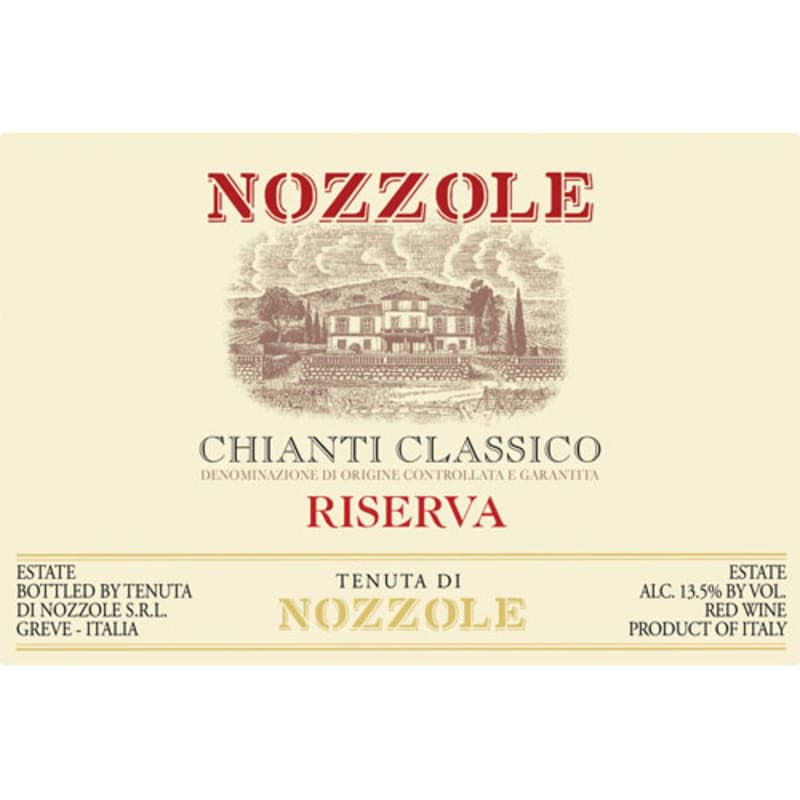 Tenuta di Nozzole Chianti Classico Riserva (375ML half-bottle) 2010 Front Label