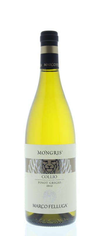 Marco Felluga Mongris Pinot Grigio 2012 Front Bottle Shot