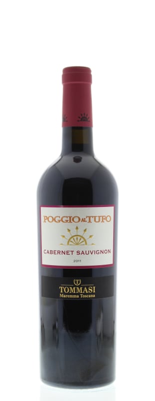 Tommasi Poggio al Tufo Cabernet Sauvignon 2011 Front Bottle Shot