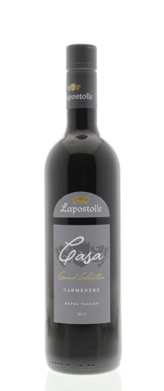 Lapostolle Grand Selection Carmenere 2012 Front Bottle Shot