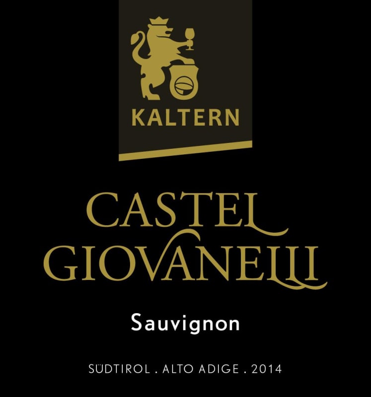 Kellerei Kaltern Caldaro Alto Adige Castel Giovanelli Sauvignon Blanc 2014 Front Label