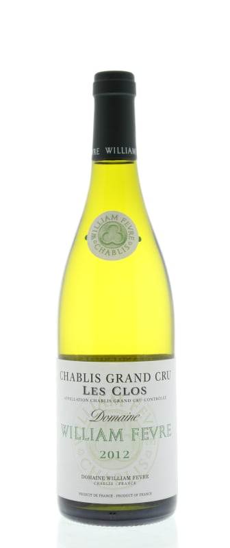 William Fevre Chablis Les Clos Grand Cru 2012 Front Bottle Shot