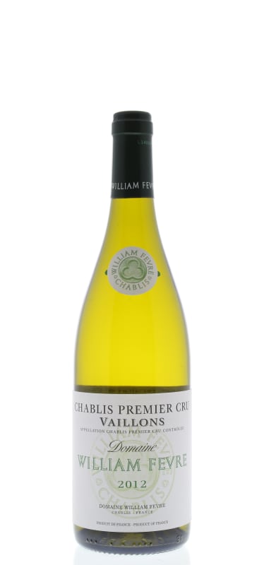 William Fevre Chablis Vaillons Premier Cru 2012 Front Bottle Shot
