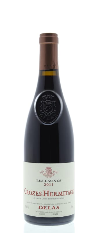 Delas Les Launes Crozes Hermitage Rouge 2011 Front Bottle Shot