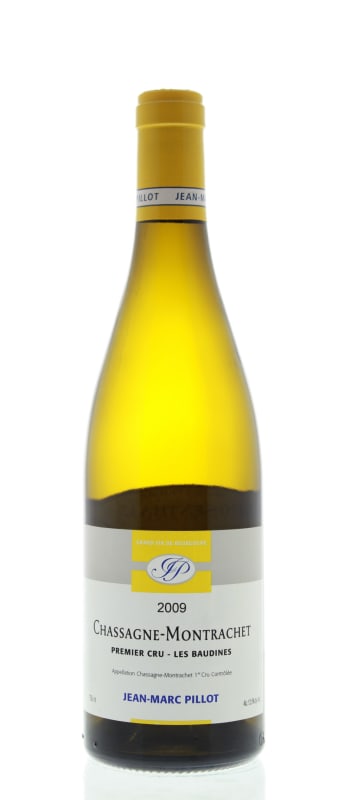 Domaine Jean-Marc Pillot Chassagne-Montrachet Les Baudines Premier Cru 2009 Front Bottle Shot