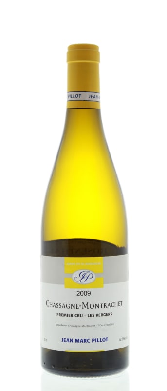 Domaine Jean-Marc Pillot Chassagne-Montrachet Les Vergers Premier Cru 2009 Front Bottle Shot