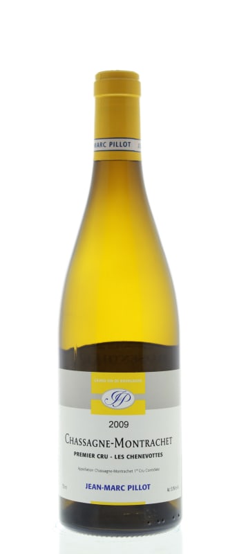 Domaine Jean-Marc Pillot Chassagne-Montrachet Les Chenevottes Premier Cru 2009 Front Bottle Shot