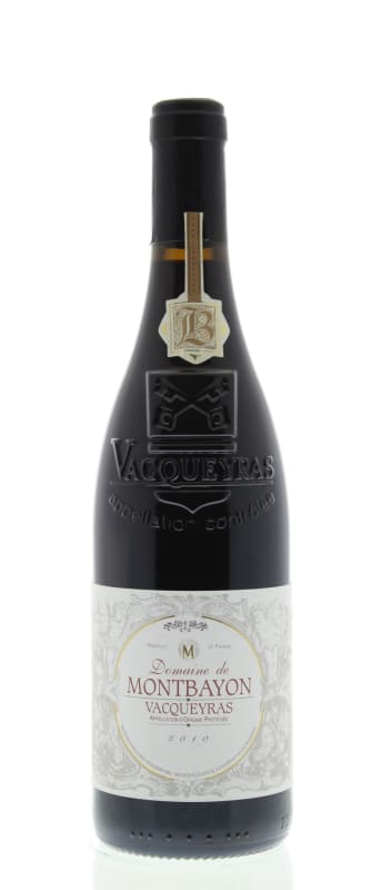 Louis Bernard Vacqueyras Domaine de Montbayon 2010 Front Bottle Shot